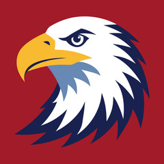  American Eagle Head Logo Vector Design.