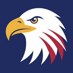  American Eagle Head Logo Vector Design.