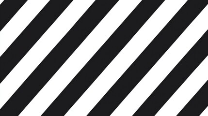 Diagonal black and white stripes pattern design graphic art modern aesthetic abstract environment top view