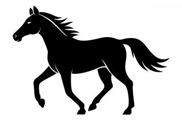 horse  silhouette vector