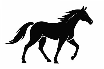 horse  silhouette vector