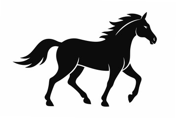 horse  silhouette vector