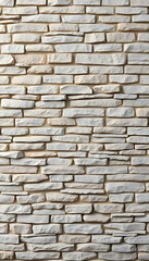 Obraz premium Natural gray grey brown stone brick wall texture background banner panoramic panorama, professional photography. with white shades