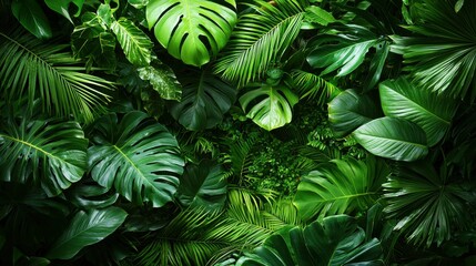 Lush forest ecosystem with vibrant plants, animals, and natural resources, representing the interconnection of all living organisms in a balanced and sustainable environment.