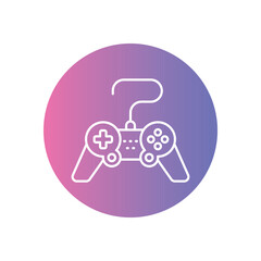 Gaming Controller icon vector stock illustration