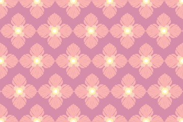 A delicate and romantic floral pattern featuring soft pink blossoms against a muted purple background. This timeless design evokes a sense of elegance and charm, making it ideal for wedding invitation