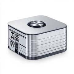 Fototapeta premium Modern sleek computer hardware showcasing advanced technology and compact design suitable for various applications