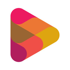 creative modern color full logo design