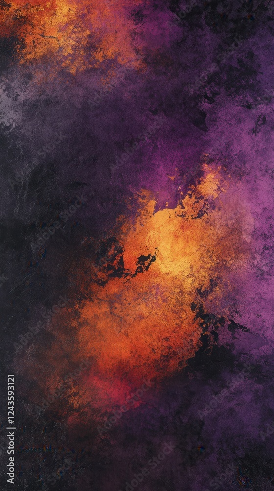 Leinwandbilder gritty metal texture showcasing deep charcoal shades with subtle hints of color variations