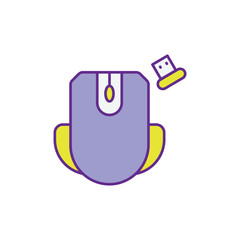Mouse  icon vector stock illustration