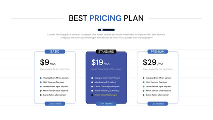 Pricing Table Design Template