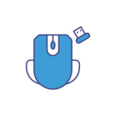 Mouse  icon vector stock illustration