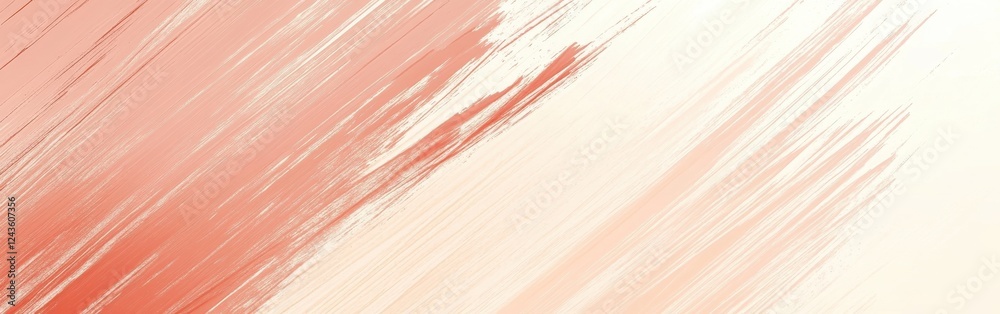 Poster pastel minimalist backdrop with flowing pencil strokes in soft hues of pink and cream for art and de