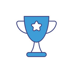 Esports Trophy icon vector stock illustration