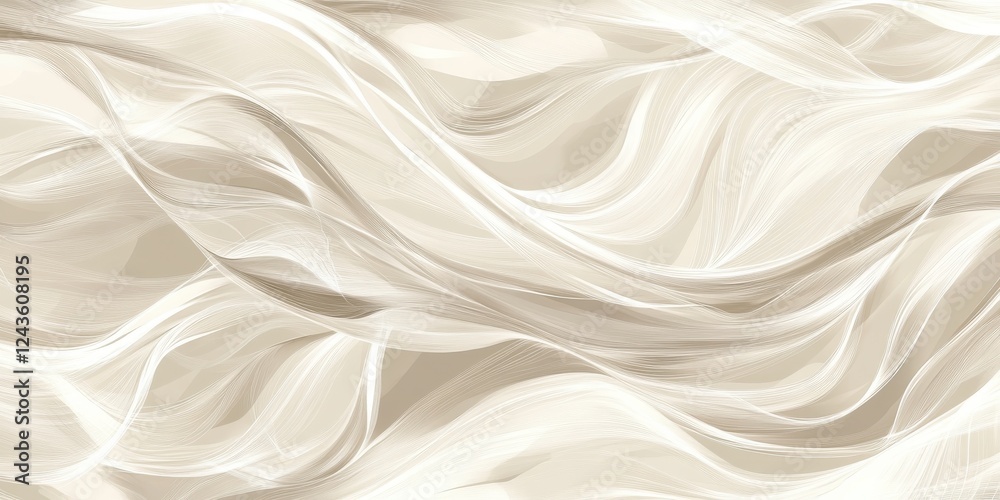 Fototapete linen-inspired texture showcasing subtle waves and soft tones for design and decor applications
