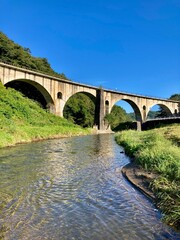 めがね橋・銀河鉄道（岩手県・遠野市）