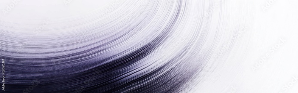 Poster Abstract circular pencil strokes create a smooth gradient in soft shades, showcasing artistic precision and fluidity in design work