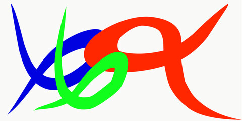 Obraz premium Abstract Background with Gradient rainbow Color Wave Pattern lines. 3D Wavy Rainbow Lines. Geometric line scribble Design Element