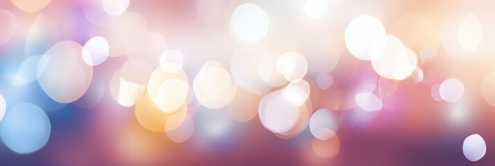 Obraz premium Abstract background with soft bokeh lights in various colors creating a dreamy and uplifting atmosphere for artistic projects and designs
