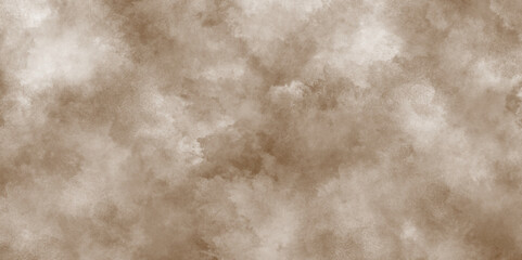 Old parchment paper of brown grunge texture, Grunge and smooth paper texture of brown surface, light brown grunge velvety texture with brown color and grainy stains.