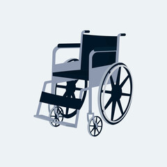 Fototapeta premium wheelchair vector illustration