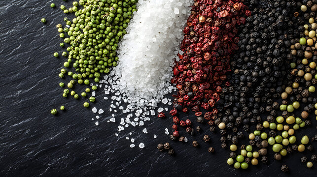 A neat arrangement of whole cubeb peppercorns in dark gray placed on a smooth white surface, their unique textures clearly visible.