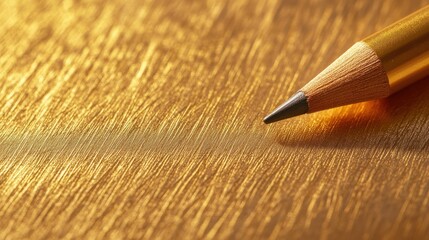 Soft amber pencil strokes create a warm textured background for artistic expression and creativity