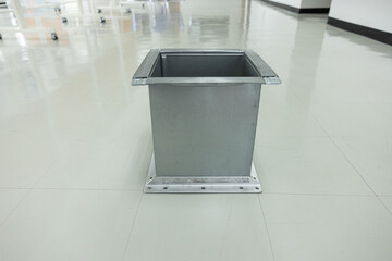 Different types of ventilation duct work in engineering laboratories