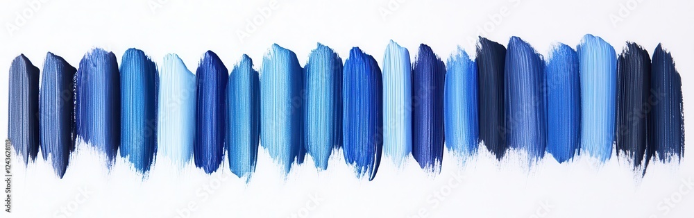 Poster gradient pencil strokes create a stunning background in muted shades of blue for artistic inspiratio