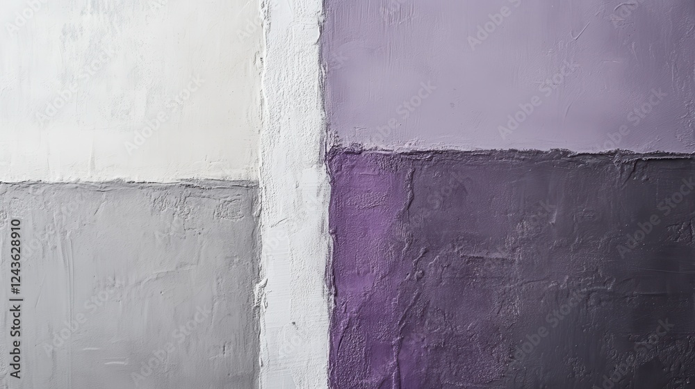 Poster elegant transitions of lavender to gray shades create a soothing and artistic atmosphere in a modern
