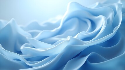 Obraz premium A swirl of icy blue and silver tones creating a dynamic