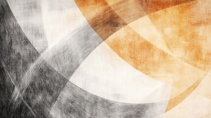 Layers of abstract pencil strokes in muted amber tones creating a soft and warm aesthetic in a modern art piece
