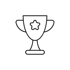 Esports Trophy icon vector stock illustration