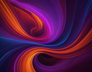 Obraz premium Neon Fusion A Vivid Abstract Background of Light and Motion