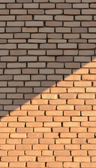 Brick and stone flat plate wallpaper texture, 8k  photorealism. with white shades