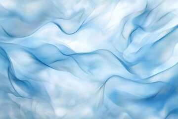 Obraz premium Gentle blue and white wave patterns for a calming effect.