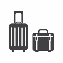 Luggage Suitcase Vector Icon for Travel Design.