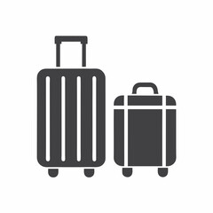 Luggage Suitcase Vector Icon for Travel Design.