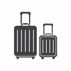 Luggage Suitcase Vector Icon for Travel Design.