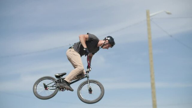 BMX 360 no hander slow motion
