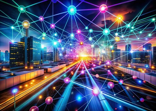 Surreal Network Architecture: SD-WAN Benefits Visualized - Enhanced Connectivity, Security, and Agility