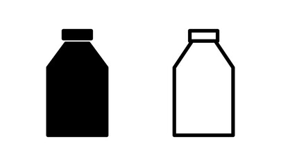 Bottle icon logo design. bottle sign and symbol