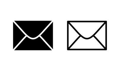 Mail icon logo design. email sign and symbol. E-mail icon. Envelope icon