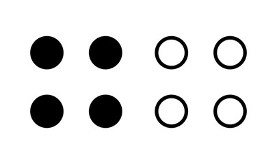 Menu icon logo design. web menu sign and symbol. hamburger menu symbol