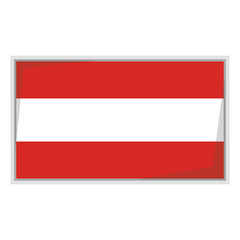 Austrian national flag Shield Badge