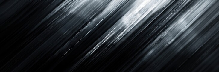 Abstract Black and White Diagonal Lines Background