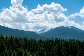 Scenery of Kanas Scenery of Kanas Scenic Area in Xinjiang Uygur Autonomous Region, China