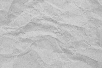 Abstract white crumpled paper texture background