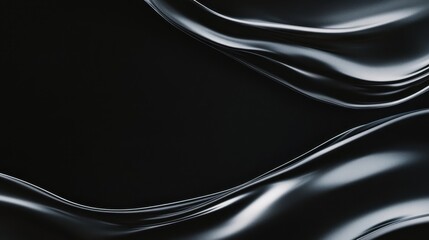 Obraz premium Abstract Black Fabric Texture Background