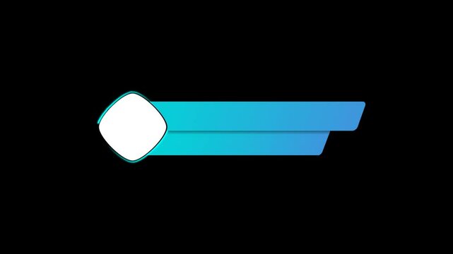 Character name caption title bar background animation, alpha channel